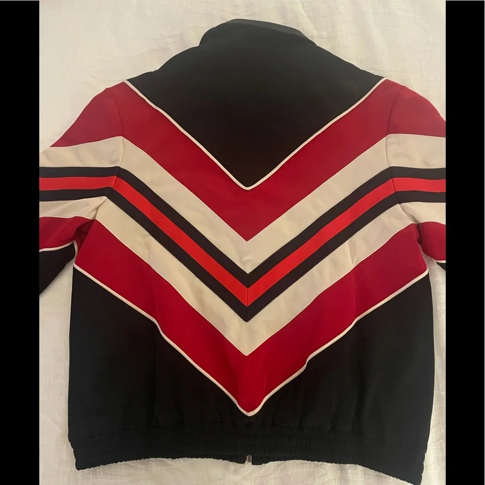 Gucci Chevron Red Stripe Track Jacket with Lyre Sz M - Picture 8 of 11